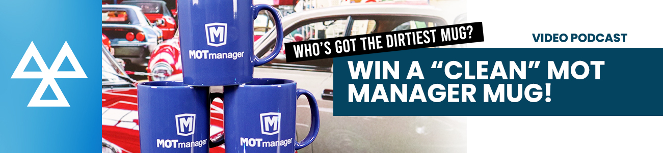 Ep. 96 Win a MOT Manager Mug for Your Garage