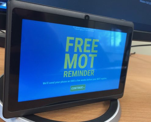 Kiosk mode running on MOT Manager