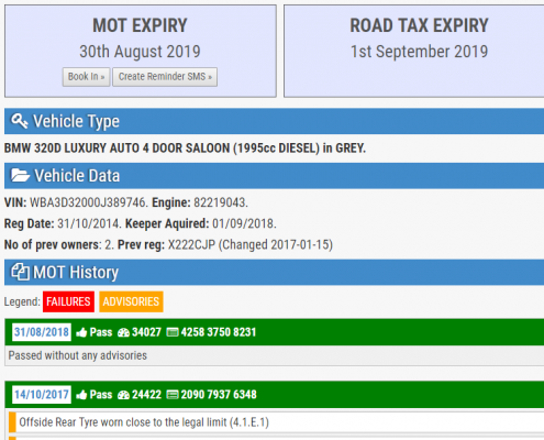 Check vehicle MOT history with unlimited VRM lookups.